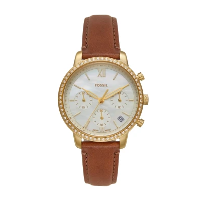 Afbeelding van Fossil Neutra Watch Chronograaf, Dames, Maat: One Size, Brown