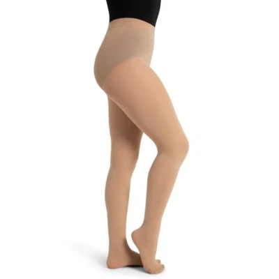 Afbeelding van Capezio Ultra Soft Footed Tight With Self knit Waistband Panty voor dames (3 stuks)