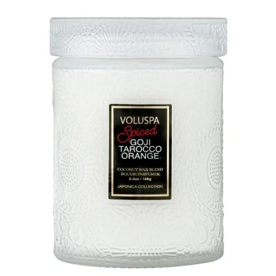 Afbeelding van Voluspa Japonica Holiday Geurkaars Spiced Goji Tarocco Orange Small Jar Candle