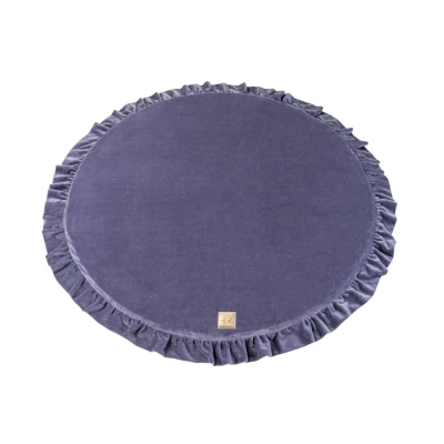 Afbeelding van Speelmat Rond Donker Blauw