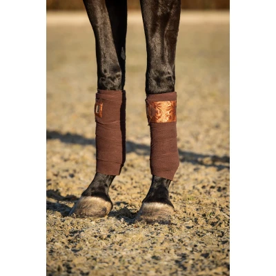Image de HB Ruitersport Bandages Showtime Lake View Jeu Rose Gold One Size