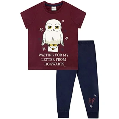 Afbeelding van HARRY POTTER Pyjamaset Hedwig Meisjes, Blauw
