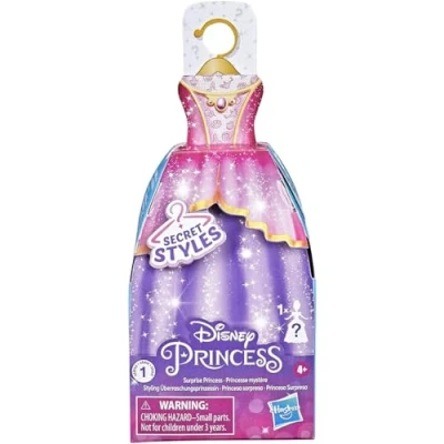 Afbeelding van Disney Princess Secret Styles Surprise Series 1, Mini Fashion Doll, Blind Box Collectible Toy, Girls 4 en Up, Veelkleurig (F0375)