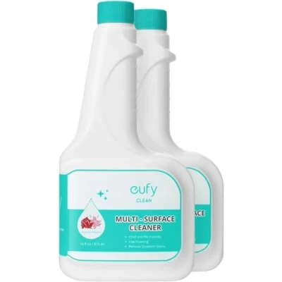Afbeelding van eufy RoboVac Hard Floor Cleaning Solution (2 flessen), compatibel met alle 2 in 1 RoboVacs, 473 ml, vloerreiniger