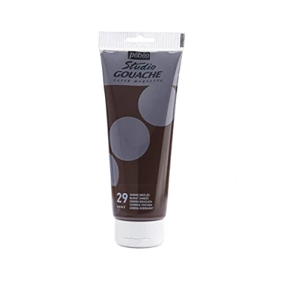 Afbeelding van Pébéo gouache kleur, 220 ml, tube fijne kwaliteit, ideaal voor studie, 1 met ml schaduw