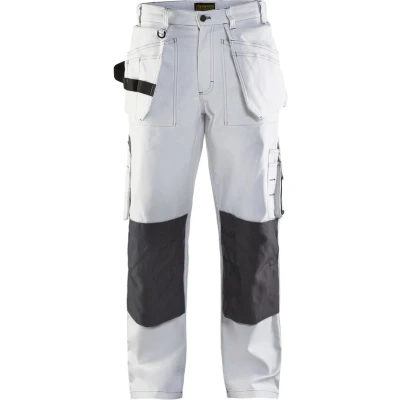 Afbeelding van Blaklader Schilders Werkbroek 1531 1210 Wit/Donkergrijs D112