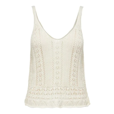 Afbeelding van ONLY Onllyzet LIFE NOOS Top, Dames, Maat: Medium, Cloud dancer