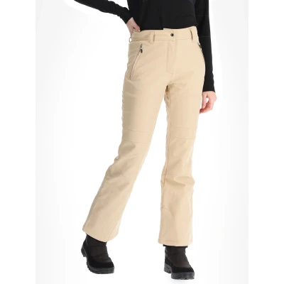 Afbeelding van Icepeak Entiat Dames Softshell Skibroek (maat: 2XL/44, Beige)