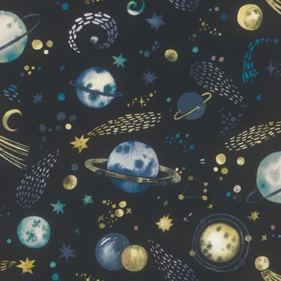 Afbeelding van Rasch Kid&#039;s World behang Starry Night 300956