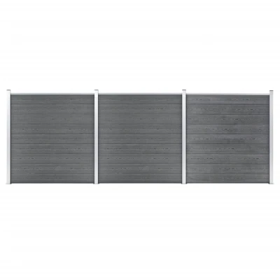 Afbeelding van Schutting 526x186 cm HKC grijs