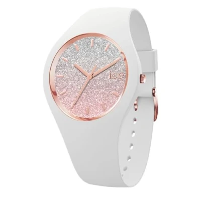 Afbeelding van ICE Watch lo White pink 024519 Horloge Siliconen Wit Ø 37 mm