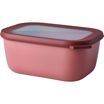 Afbeelding van Mepal Cirqula Multikom Vershouddoos Rechthoekig 1,5 Liter Vivid Mauve Rood Vershouddozen