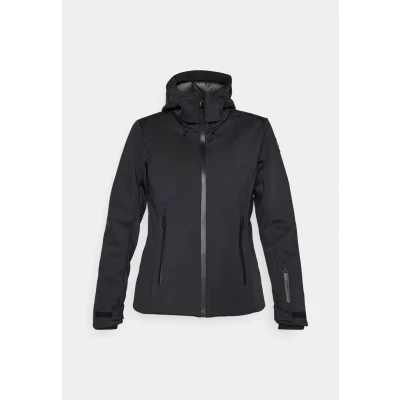 Afbeelding van Icepeak Ecorse Softshell Winterjas Dames Black 48 Zwart Ski Jassen