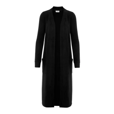 Afbeelding van Noisy May Nmcity LONG Cardigan Vest, Dames, Maat: Medium, Black