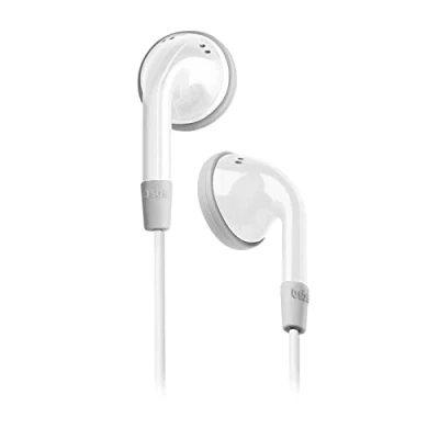 Afbeelding van SBS Studio MIX 20 in ear hoofdtelefoon met 3,5 mm universele jackkabel, 1 m lange draad, knop beantwoorden/beëindigen, licht en comfortabel