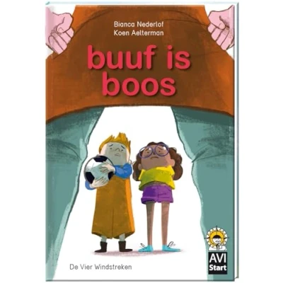 Afbeelding van Hoera, ik kan lezen! buuf is boos