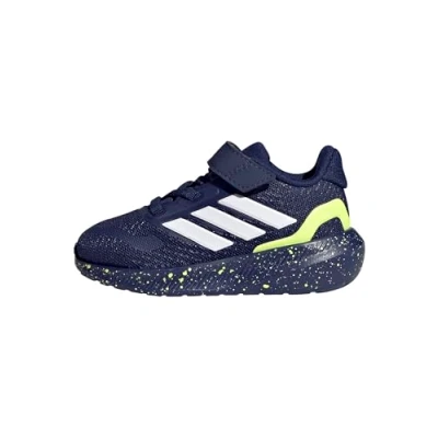 Afbeelding van adidas Mixte bébé RUNFALCON 5 SHOES INFANTS, dark blue/ftwr white/hi res yellow, 23 1/2 EU