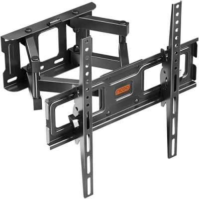 Afbeelding van RICOO TV muurbeugel 32 55&quot; inch (81 140cm) S6244, draai en kantelbaar, wandhouder voor tv, knikarm VESA 200x200 400x400