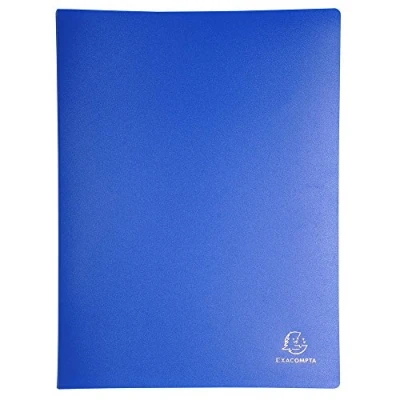 Afbeelding van SHOWALBUM MET VASTE RUG PP 80 TASSEN 160 ZICHTEN A4 1 STUKS KLEUR VOLGENS VOORRAAD : Blauw Donkerblauw Groen Oranje Purper Rood Roze Zwart