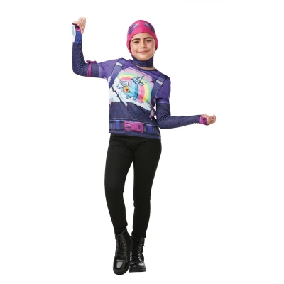 Afbeelding van Brite Bomber Fortnite™ t shirt en muts voor tieners Verkleedkleding Carnavalskleding