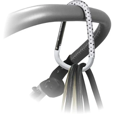 Afbeelding van Dooky Universal Hook Tassenhaak Grey Crown