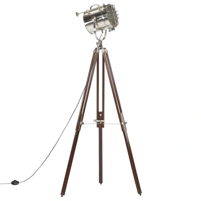 Afbeelding van Vloerlamp driepoot 180 cm massief mangohout