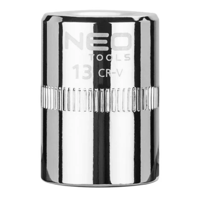 Afbeelding van NEO TOOLS 08 231 Steeksleutelelement 1/4 3124 13 mm Chroom vanadium staal SuperLock