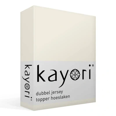 Afbeelding van Kayori Saiko Topperhoeslaken Offwhite 180 200/200 220 (Kleur: Offwhite)