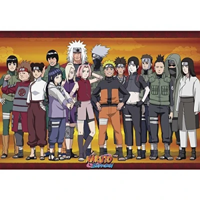 Afbeelding van Naruto Shippuden Poster 91X61 Ninja Konoha