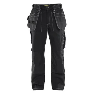 Image de Pantalon Artisan 1530 Noir Coutures visibles Blaklader