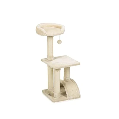 Afbeelding van Beeztees Tanica Krabpaal Creme 35x35x82 cm