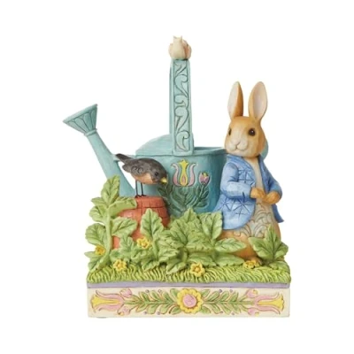Afbeelding van Enesco Beatrix Potter by Jim Shore Peter Rabbit figuur met gieter meerkleurig 15,2 cm