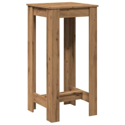 Afbeelding van vidaXL Bartafel 51x50x103,5 cm bewerkt hout artisanaal eikenkleurig