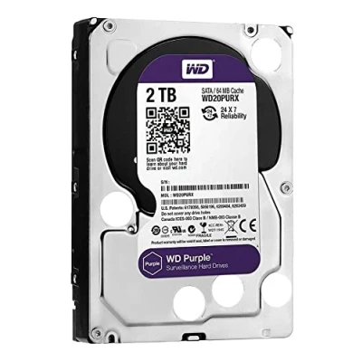 Afbeelding van Western Digital Wd20Purz Purper 2 Tb Hdd Sata 6 Gb / S Ce