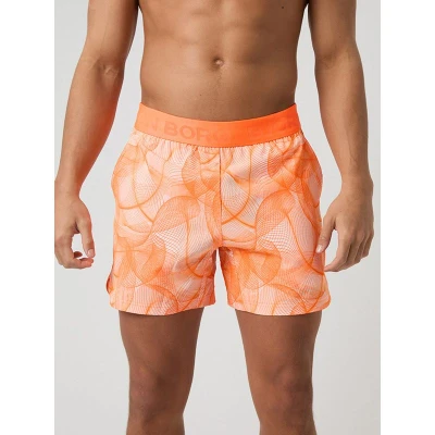 Afbeelding van Björn Borg ACE Printed Short Shorts Korte broeken, Heren, Maat: Large, Orange