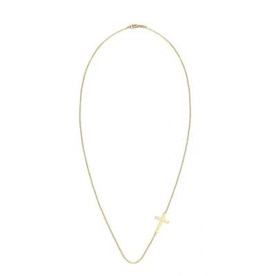 Afbeelding van Elli Cross Basic Ketting, Dames, Maat: 45, Goldfarben