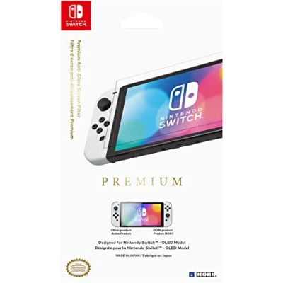 Afbeelding van HORI Antireflecterende beschermfolie voor Nintendo Switch (model OLED) Officiële licentie