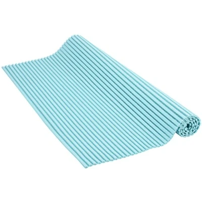 Afbeelding van Venilia Zachte schuimrubberen inzet Veni Soft antislip vloermat 65 cm x 200 tafelkleed, polyester, pvc, effen, blauw, 0,5