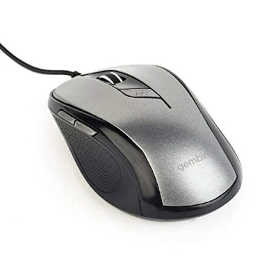 Afbeelding van 6 knops optische muis, USB, zwart/antraciet