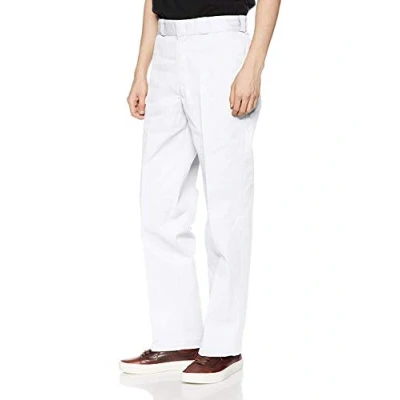 Afbeelding van Dickies Rechte werkbroek voor heren, Wit.