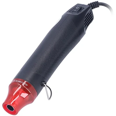 Afbeelding van Draagbaar heteluchtpistool, draagbaar, praktisch, 200 C, buiten, van ABS kunststof, voor doe het zelfprojecten (Europese norm 230 V)