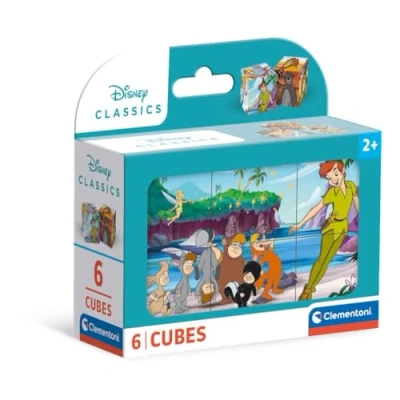 Image de Clementoni Puzzle Disney Classic 6 Pièces Cube Supercolor, Pour Enfants 2 4 Ans, Disney, Fabriqué en Italie, 40657