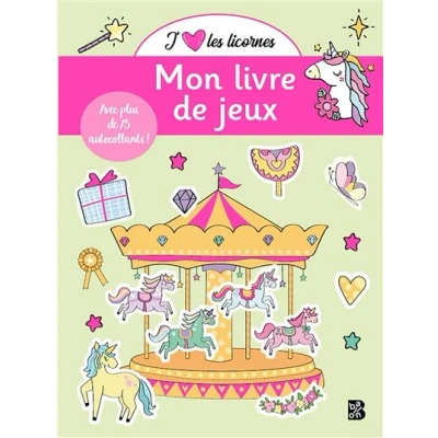 Image de J&#039;aime les licornes Livre de jeux