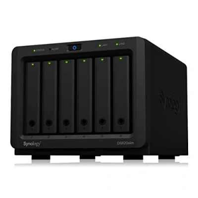 Afbeelding van Synology DiskStation DS620slim NAS serverbehuizing 6 Bay