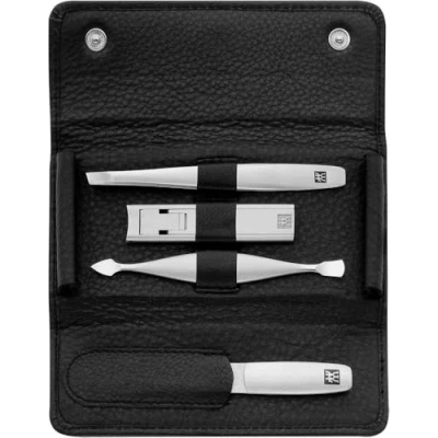 Afbeelding van Zwilling Twinox 4 delige manicureset Zwart RVS