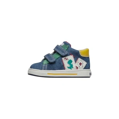 Afbeelding van Falcotto Zirko VL Babyschoenen voor kinderen, Maat: 22, Azurblau Leer en textiel