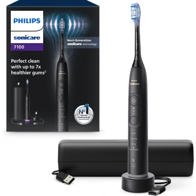 Afbeelding van Philips Sonicare 7100 Series Elektrische Tandenborstel Reisetui Zwart HX7421/01