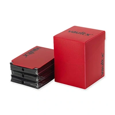Afbeelding van Vault X Kaartspelbox kaarthouder zonder pvc (rood)