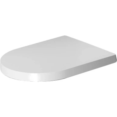 Afbeelding van Duravit ME by Starck WC zitting 43.8x37.4x5.1cm compact Kunststof wit Glanzend