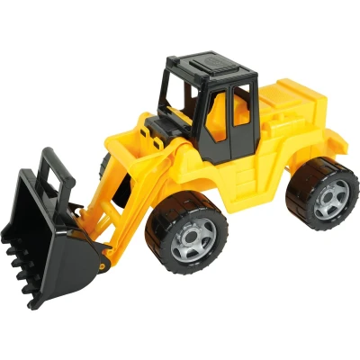 Afbeelding van Lena Shovel Giga Trucks Junior 63 Cm Zwart/geel